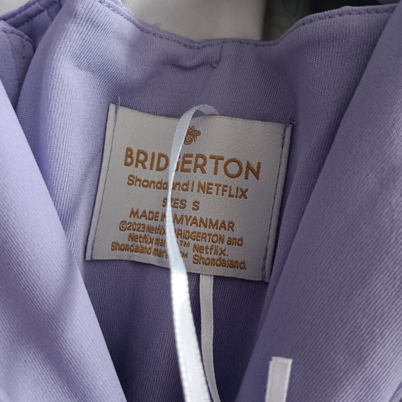 Bridgerton x Primark Lavender Floral Corset Top Strapless Boned NWT S - Picture 5 of 6